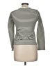 Maje Stripes Ivory Long Sleeve Top Size Med (2) - photo 2