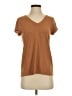 Max Studio Brown Short Sleeve T-Shirt Size S - photo 1