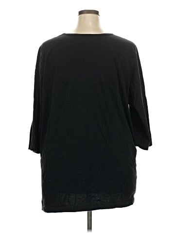 Woman Within 3/4 Sleeve T-Shirt (view 2)