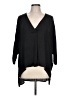 Glam 100% Polyester Black 3/4 Sleeve Blouse Size L - photo 1