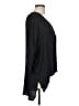 Glam 100% Polyester Black 3/4 Sleeve Blouse Size L - photo 4