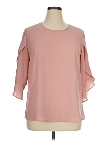 April 3/4 Sleeve Blouse (view 1)