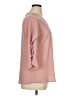 April 0100% Polyester Pink 3/4 Sleeve Blouse Size XL - photo 4