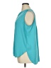 Zenana 100% Polyester Teal Sleeveless Blouse Size XL - photo 5