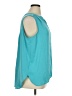 Zenana 100% Polyester Teal Sleeveless Blouse Size XL - photo 4