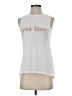David Lerner White Sleeveless T-Shirt Size S - photo 1