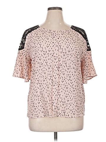 Worthington Short Sleeve Blouse (view 1)