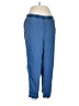 Purejill Solid Blue Casual Pants Size M - photo 1