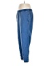 Purejill Solid Blue Casual Pants Size M - photo 5