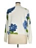 CeCe Floral White Pullover Sweater Size XL - photo 2