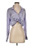 Wilfred 100% Cupro Purple Long Sleeve Blouse Size S - photo 1