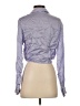 Wilfred 100% Cupro Purple Long Sleeve Blouse Size S - photo 2