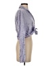 Wilfred 100% Cupro Purple Long Sleeve Blouse Size S - photo 4