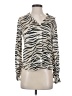 L'Agence Animal Print Ivory Long Sleeve Blouse Size XS (0) - photo 1