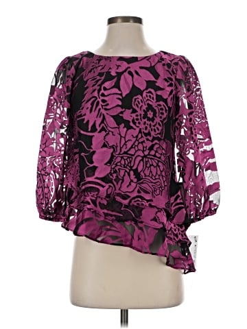 Alex Evenings 3/4 Sleeve Blouse (view 1)