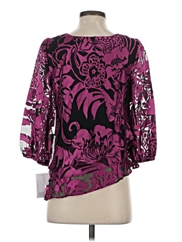 Alex Evenings 3/4 Sleeve Blouse (view 2)
