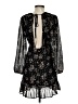 Illa Illa 100% Polyester Floral Black Cocktail Dress Size S - photo 2