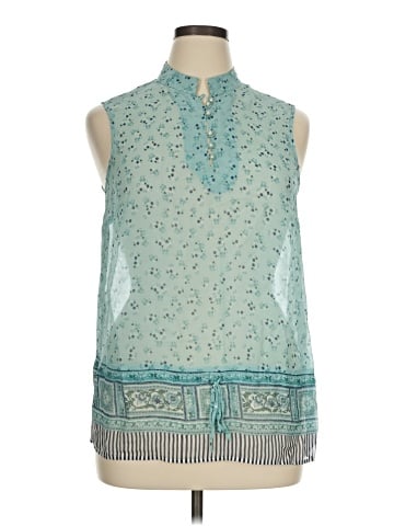 Tapemeasure Sleeveless Blouse (view 1)