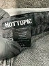 Hot Topic 100% Polyester Gray Denim Skirt Size XS - photo 4