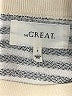 The Great. Stripes Silver Pullover Sweater Size Lg (3) - photo 7