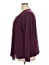 41Hawthorn 100% Polyester Burgundy Long Sleeve Blouse Size 2X - photo 5