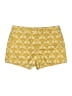 Ann Taylor Hearts Yellow Shorts Size 4 - photo 1