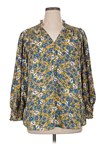 Molly & Isadora 3/4 Sleeve Blouse (view 1)