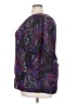 Just My Size 100% Polyester Purple 3/4 Sleeve Blouse Size 2X Plus - photo 5