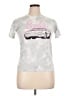 Barbie Graphic Silver Short Sleeve Top Size XL - photo 1