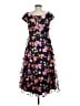 Xscape Floral Black Cocktail Dress Size 6 - photo 2