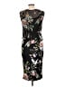 FUZZI Floral Black Cocktail Dress Size L - photo 2