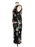 FUZZI Floral Black Cocktail Dress Size L - photo 5