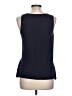 French Connection 100% Polyester Blue Sleeveless Blouse Size L - photo 2