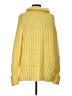 Pilcro Solid Yellow Turtleneck Sweater Size S - photo 2
