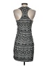 Parker Graphic Gray Casual Dress Size S - photo 2