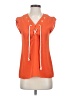 The Limited 100% Polyester Orange Sleeveless Blouse Size XS - photo 1