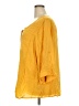 Torrid 100% Rayon Yellow 3/4 Sleeve Blouse Size 5X Plus (5) - photo 5