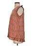 Easel Brown Sleeveless Blouse Size S - photo 5