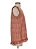 Easel Brown Sleeveless Blouse Size S - photo 4