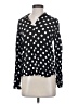 L'Agence Polka Dots Black Long Sleeve Blouse Size XS (0) - photo 1