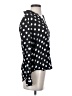 L'Agence Polka Dots Black Long Sleeve Blouse Size XS (0) - photo 4