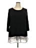 Fred David Black 3/4 Sleeve T-Shirt Size 2X - photo 1