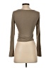 Final Touch Tan Long Sleeve Top Size S - photo 2