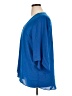 Karen Kane 100% Polyester Blue 3/4 Sleeve Blouse Size L - photo 5