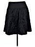 BCBGMAXAZRIA Solid Black Silk Skirt Size 10 - photo 2