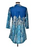 Reborn Paisley Blue Casual Dress Size L - photo 2