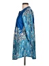 Reborn Paisley Blue Casual Dress Size L - photo 5