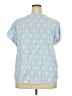Kenar Blue Short Sleeve Blouse Size 2X - photo 2