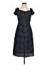 Monteau Polka Dots Black Casual Dress Size L - photo 1