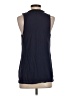Splendid Blue Sleeveless Blouse Size S - photo 2